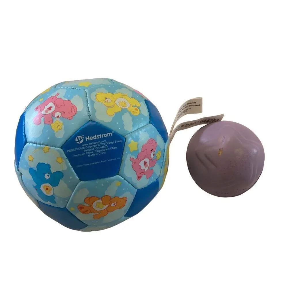 Lot of 2 Carebears and Dora The Explorer Balls Kids Cartoon Play